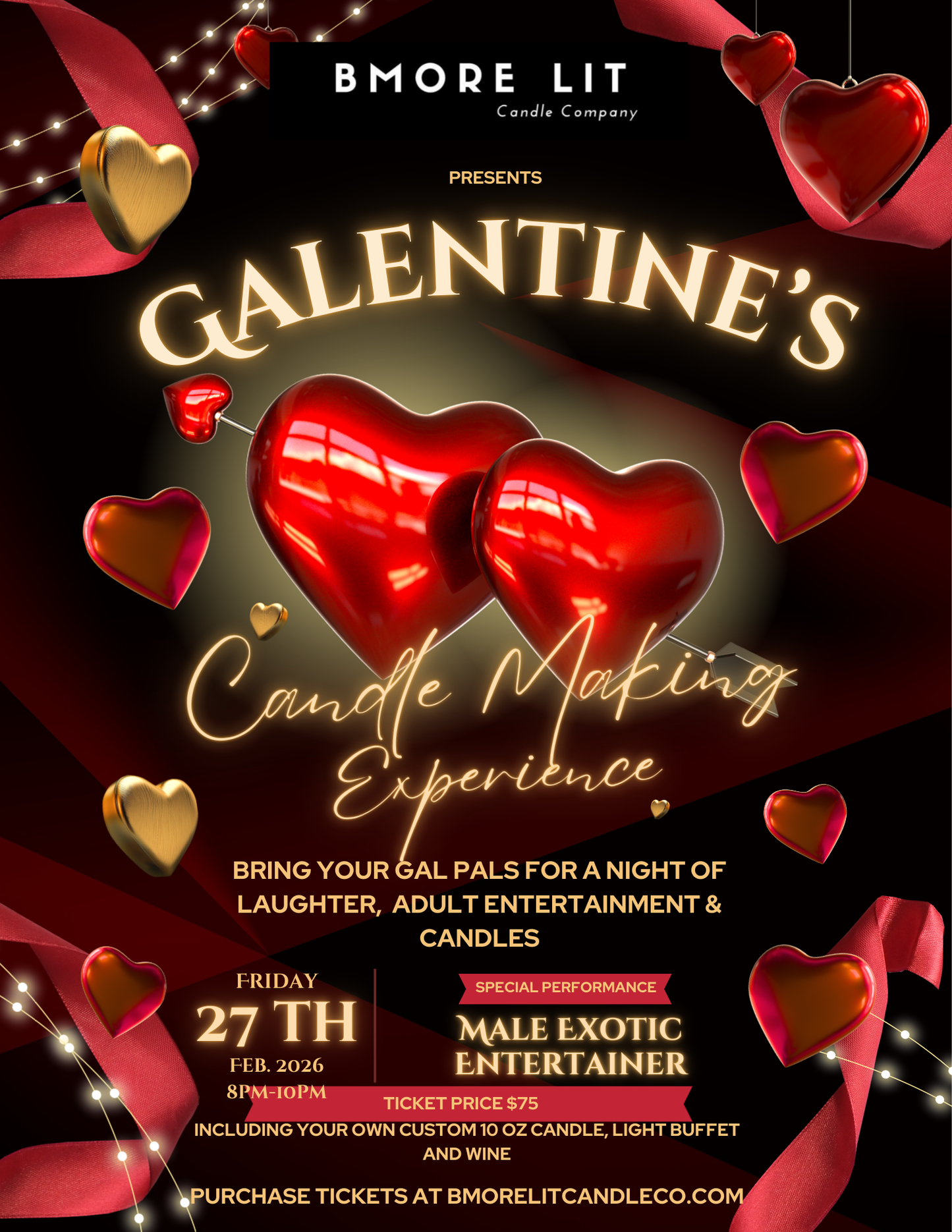 Galantine’s Candle Making Experience